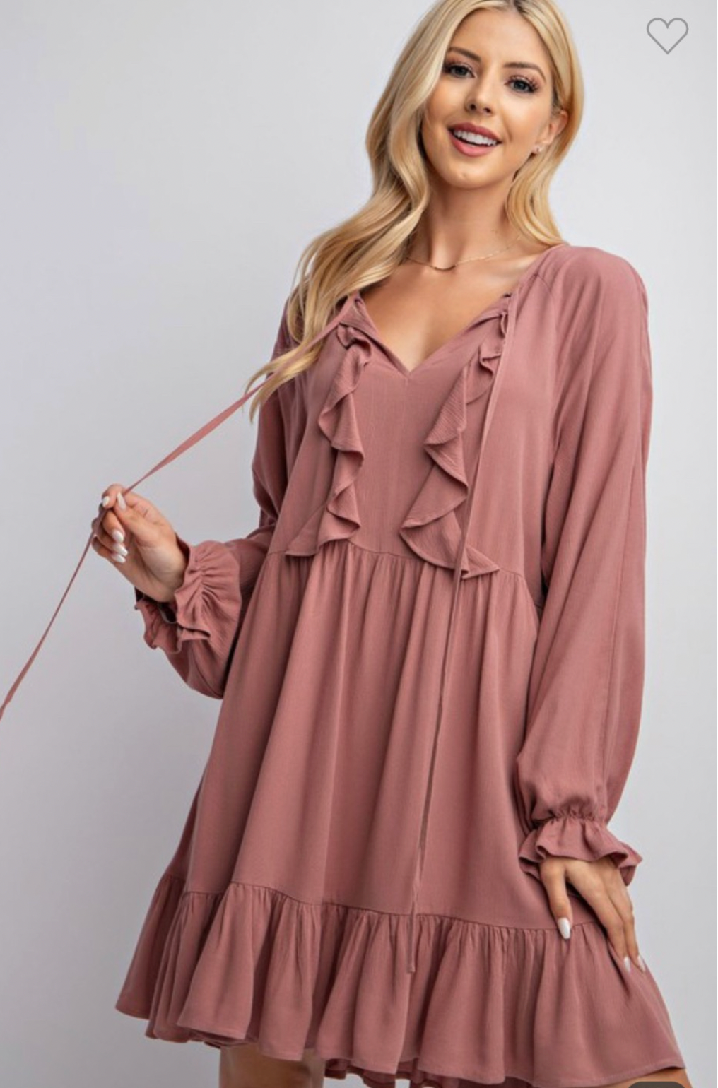 Ruffle Bottom Dress