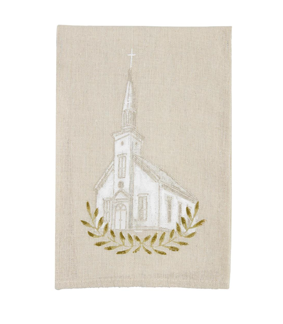 Church Painted Towel