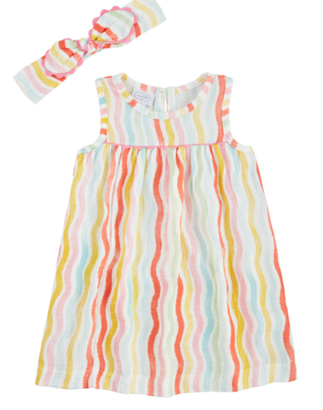 Rainbow Toddler Dress Set