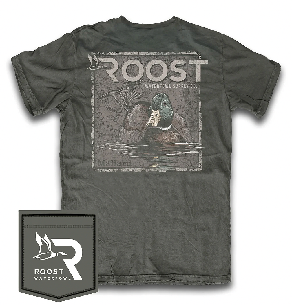 Roost Mallard Stamp tshirt