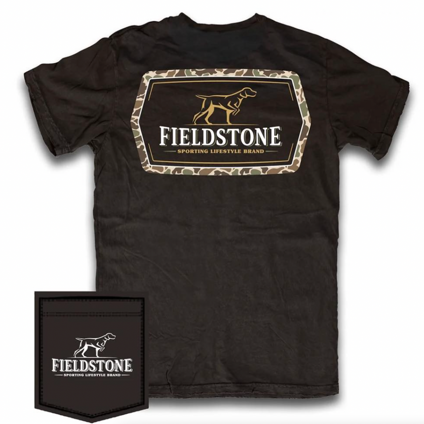 Rectangle Camo Logo Tee