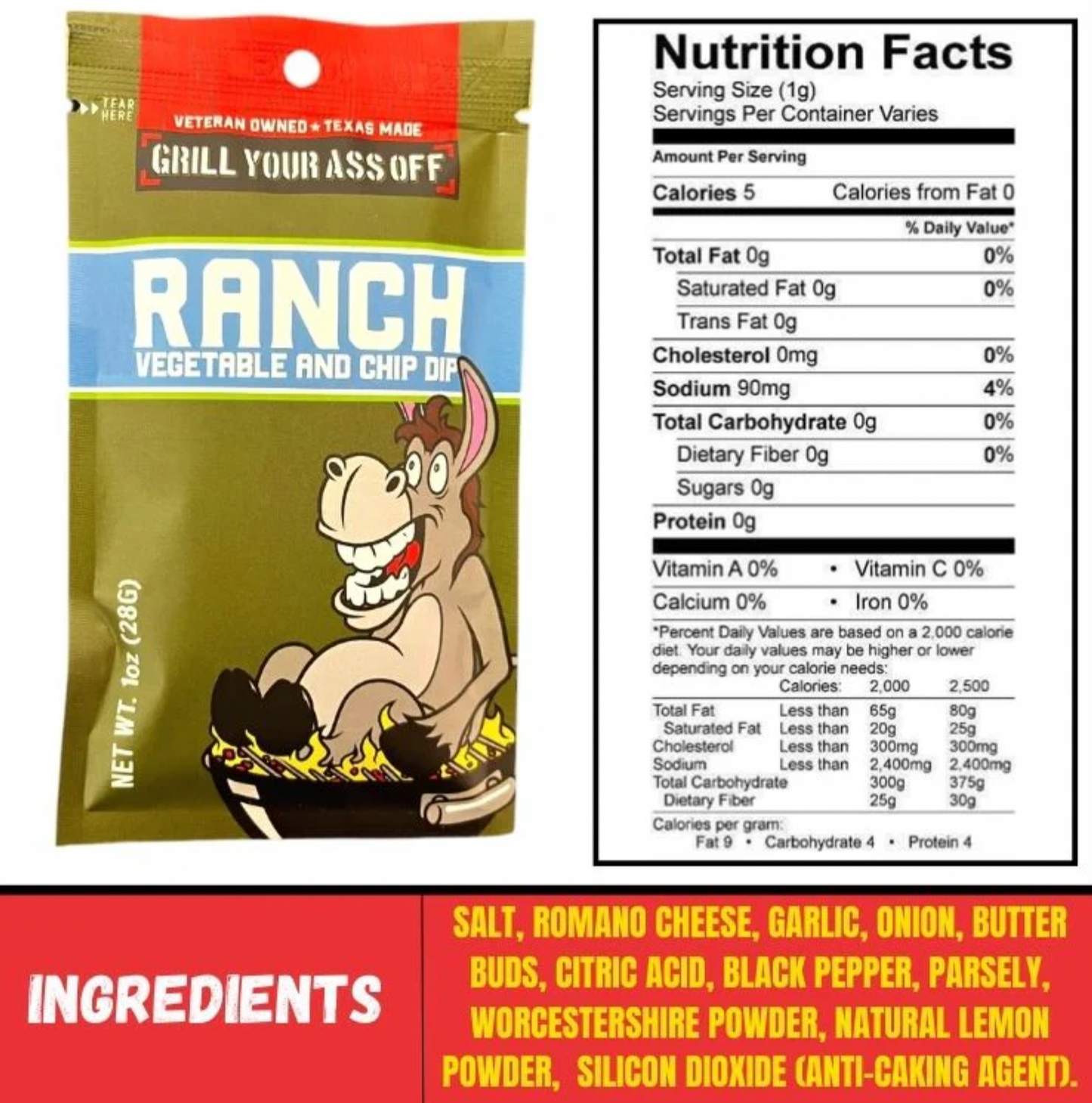 Chip & Vegetable Ranch Dip