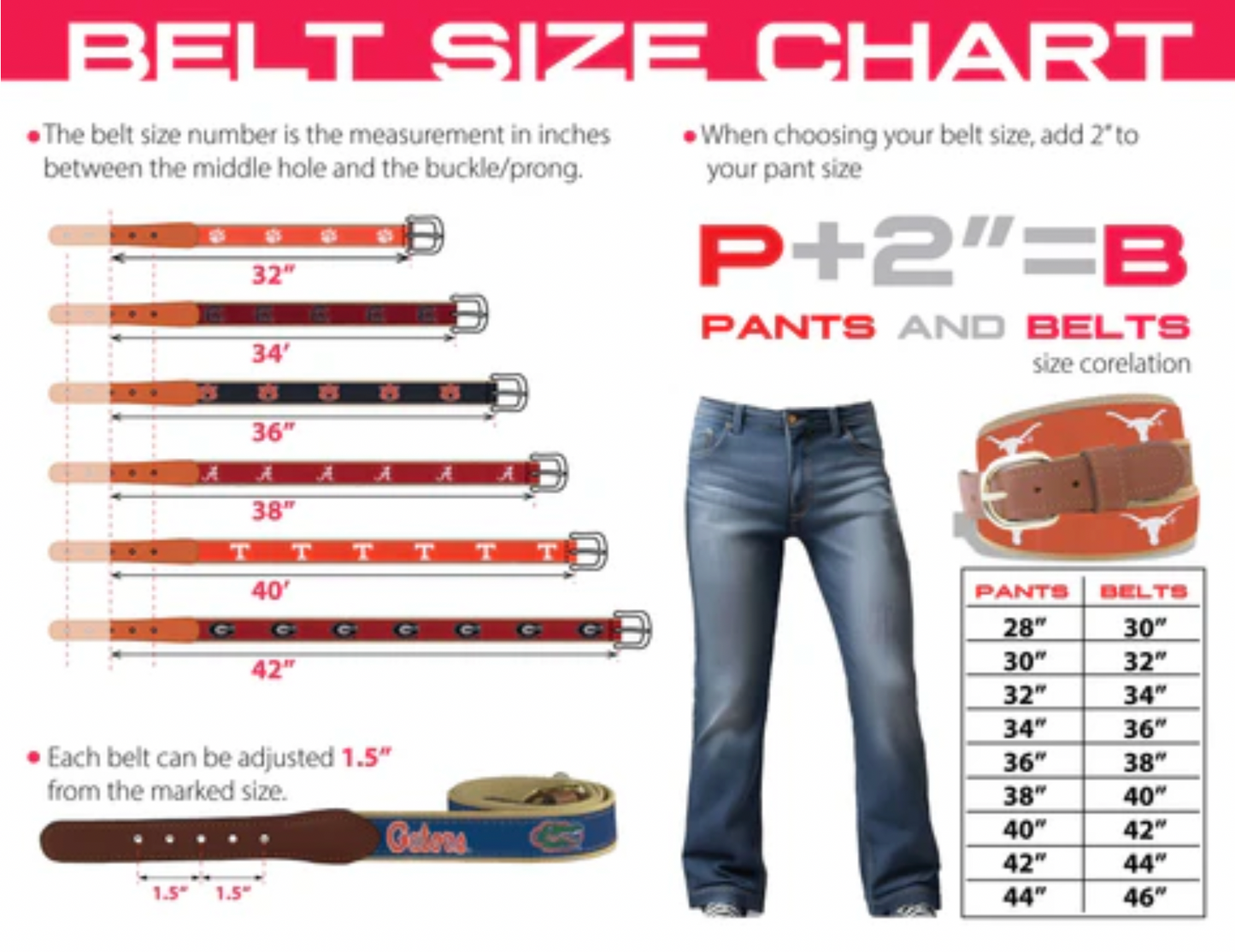 Ole Miss No Tip Leather Belt Brown