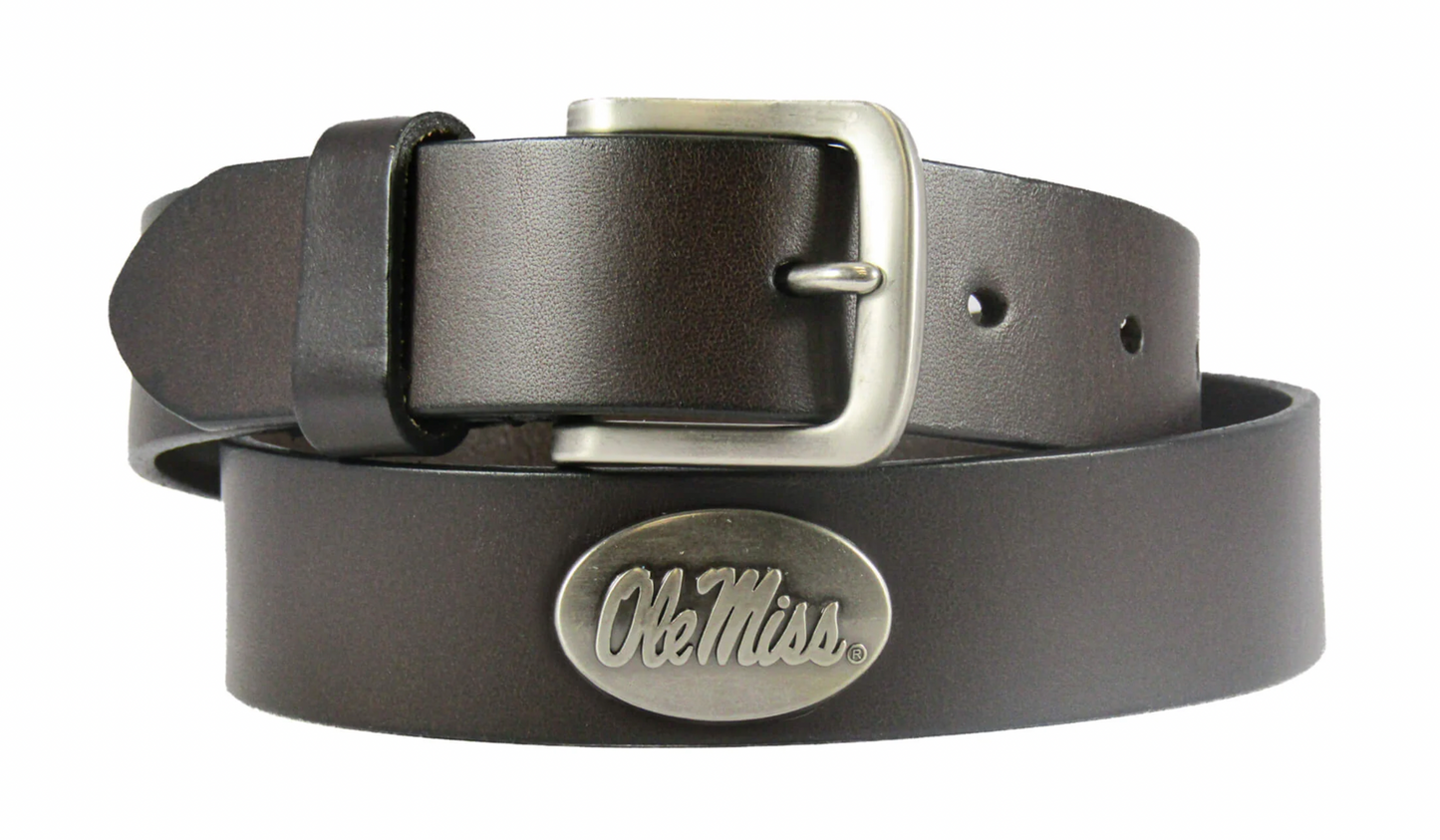 Youth UMS Leather Belt Brown