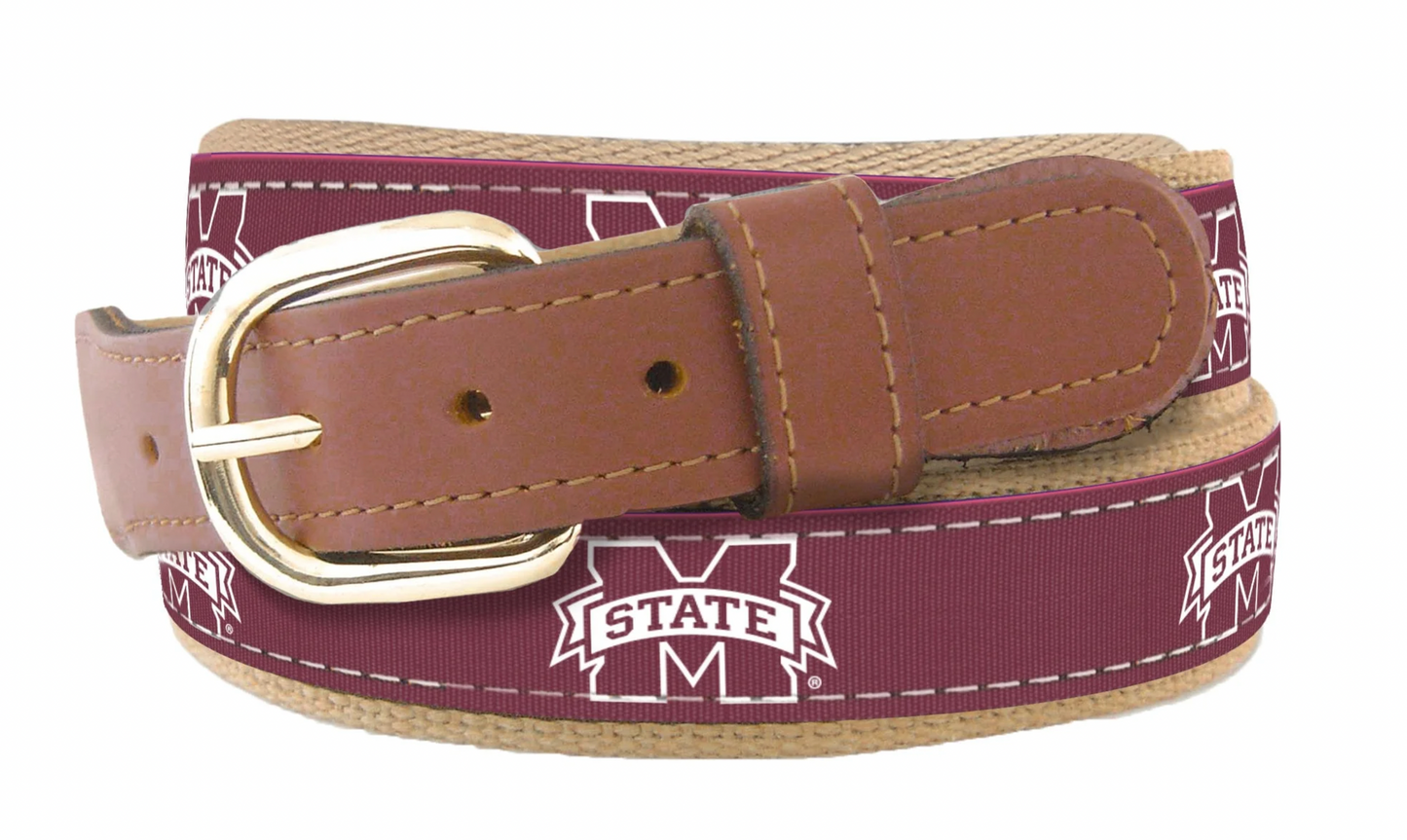 MSU Ribbon Belt