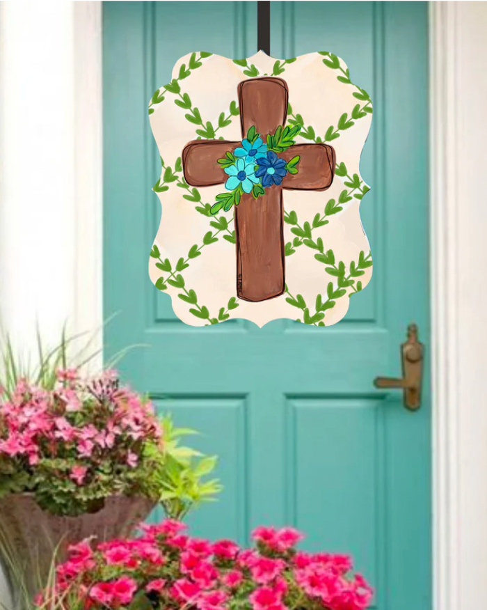 Spring Cross Door Hanger