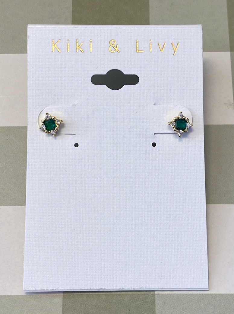 Emerald Starburst Studs