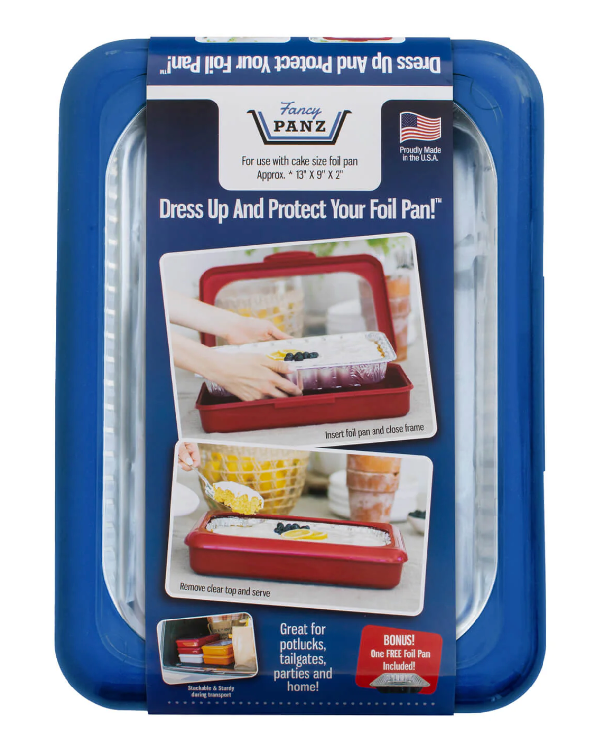 Fancy Panz® 13x9x2 - Denim Blue