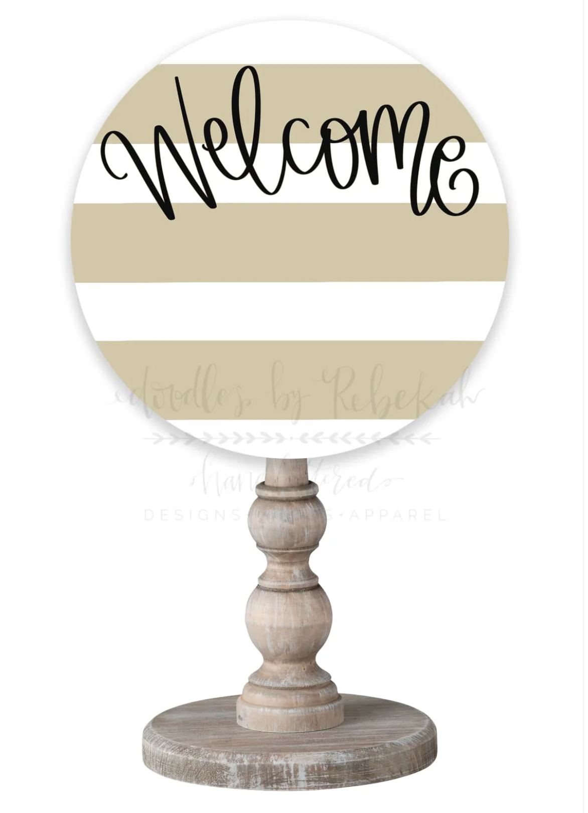 Welcome Interchangeable Topper