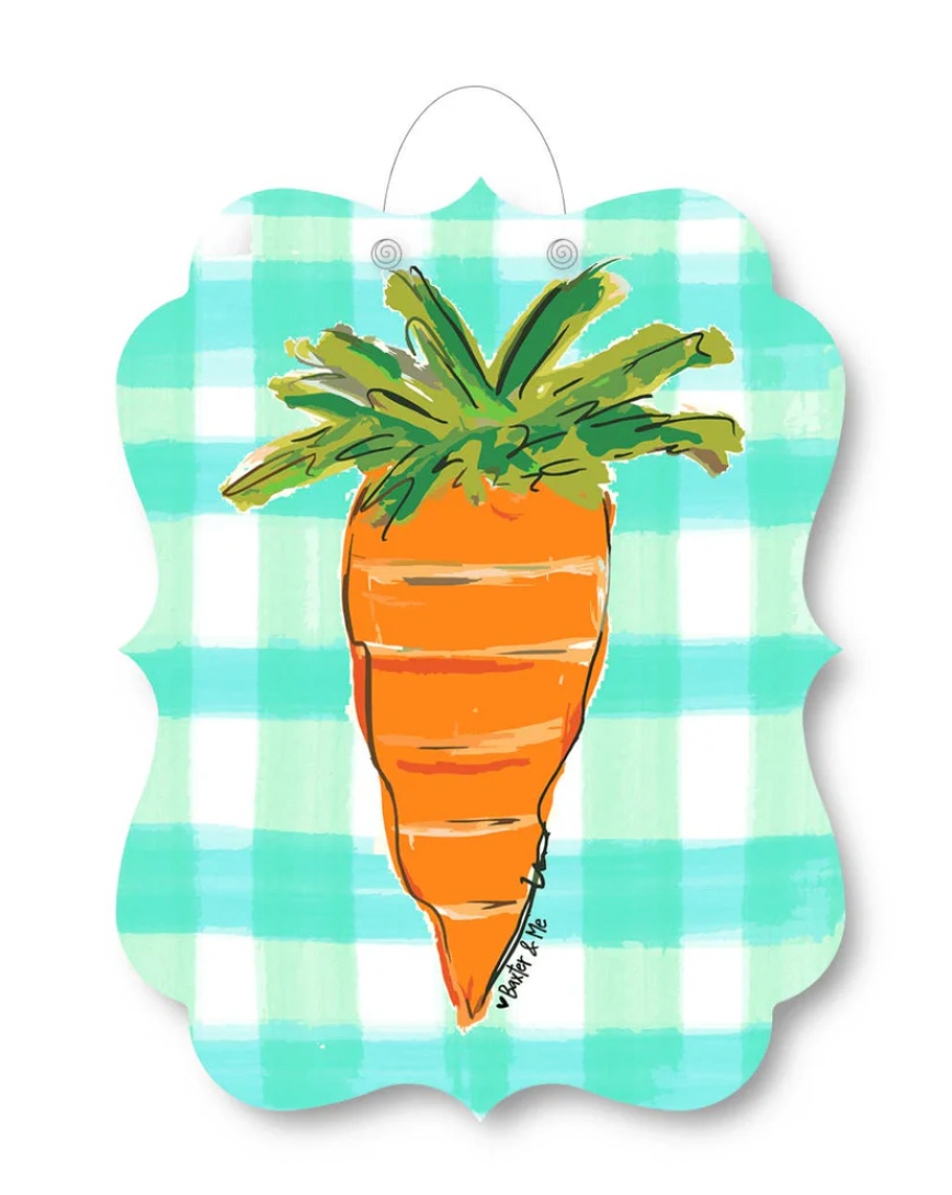 Carrot Door Hanger