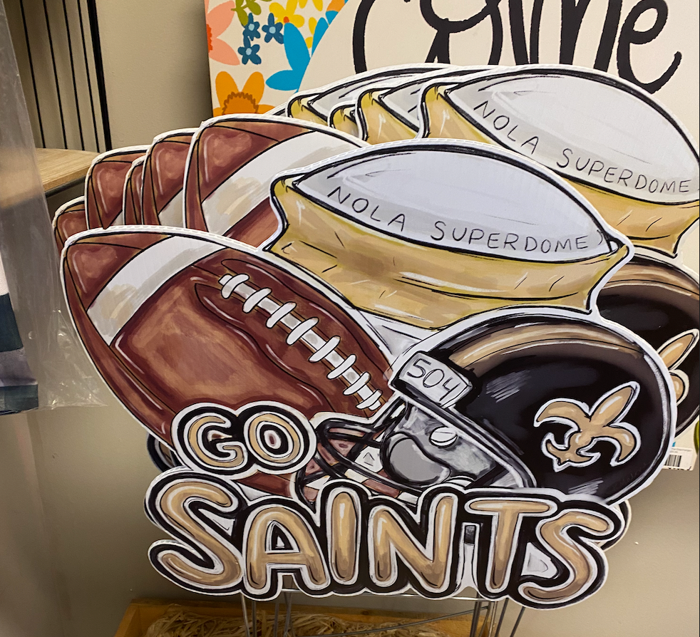 Go Saints Yard Sign New Orleans