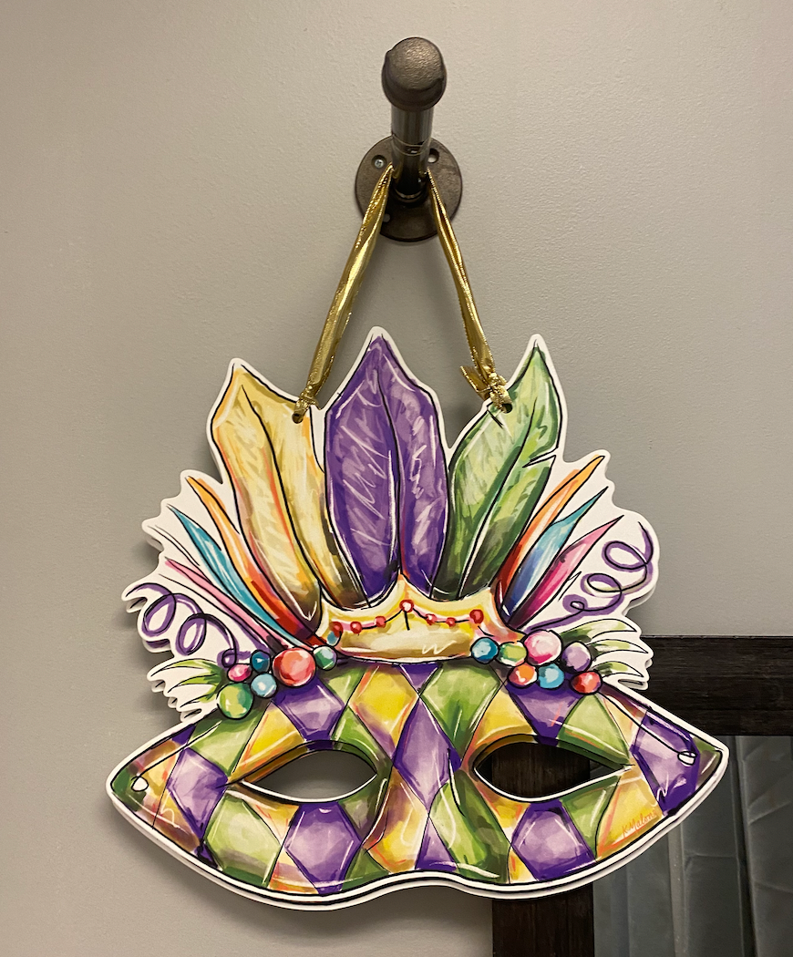 Carnival Mask Door Hanger