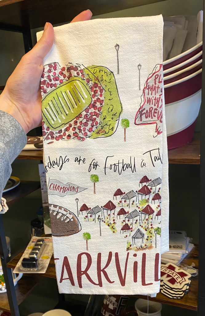 Starkville College Town Kitchen Towel