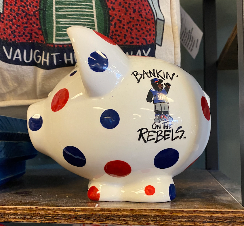 Ole Miss Piggy Bank