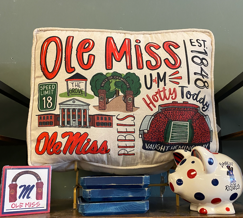 Ole Miss Icon Pillow