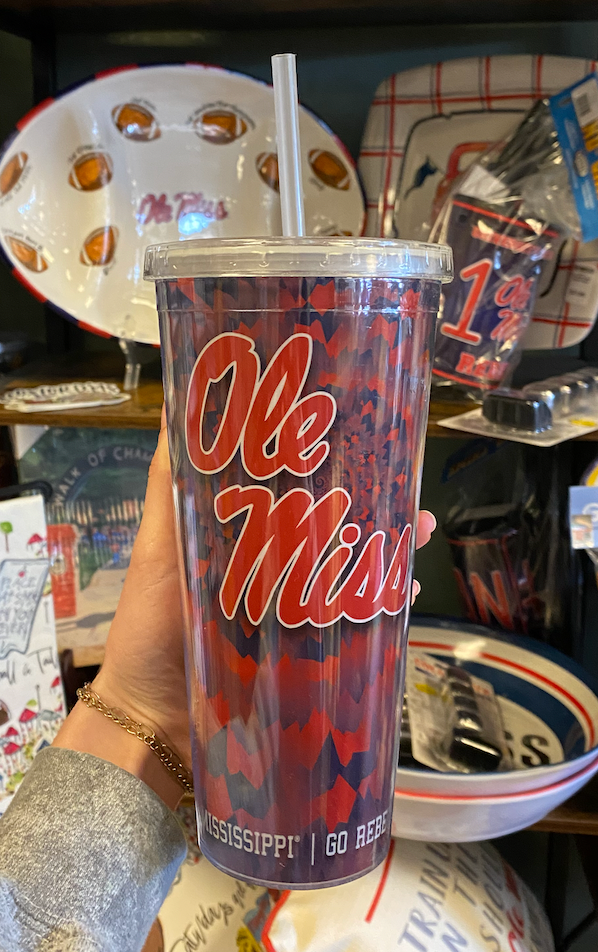 40906 OLE MISS Tie Dye Tumbler