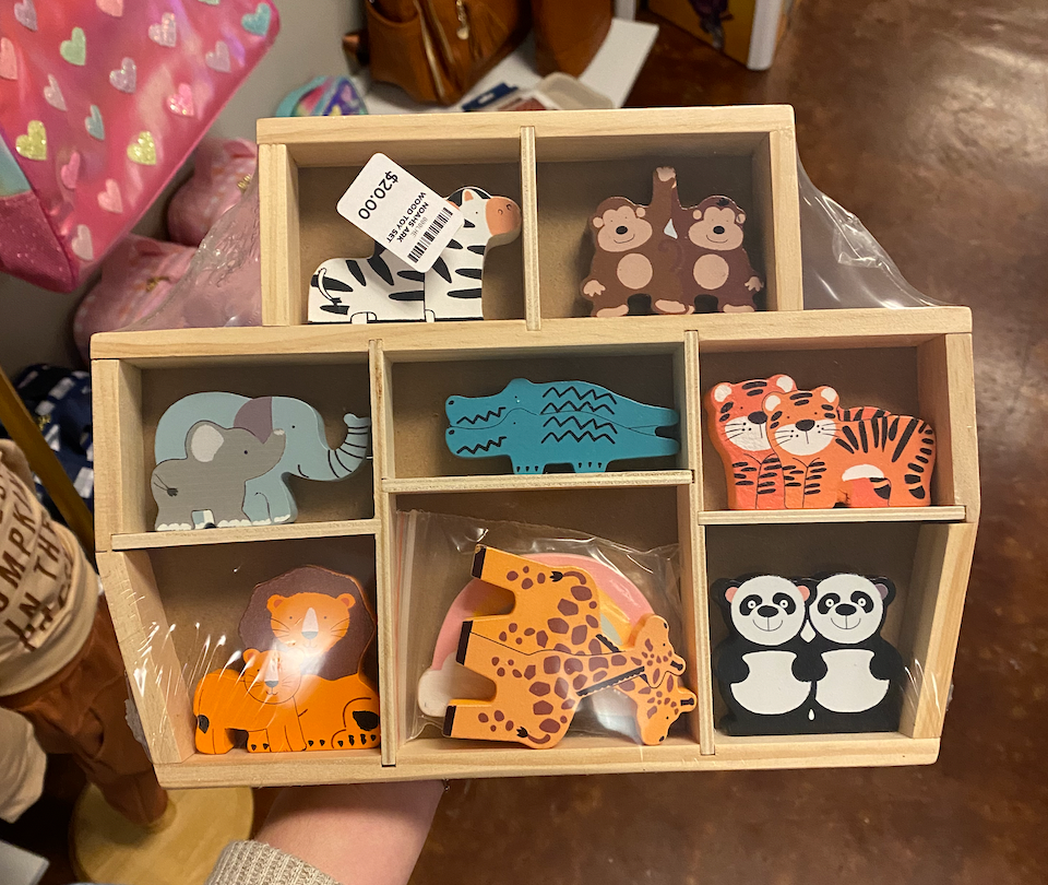 NOAHS ARK WOOD TOY SET