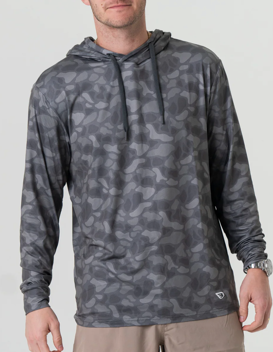 Performance Hoodie - Stone Camo