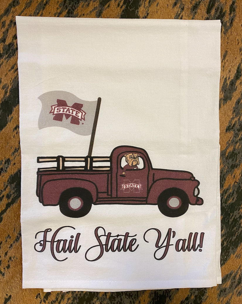 Hand Towel-Hail State Y'all