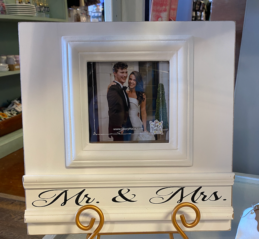 Mr. & Mrs. Gold Frame