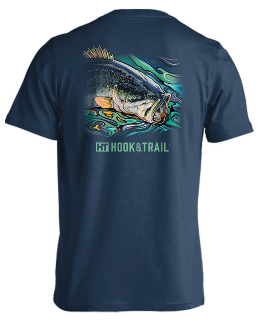 HOOK AND TRAIL - LARGEMOUTH BASS