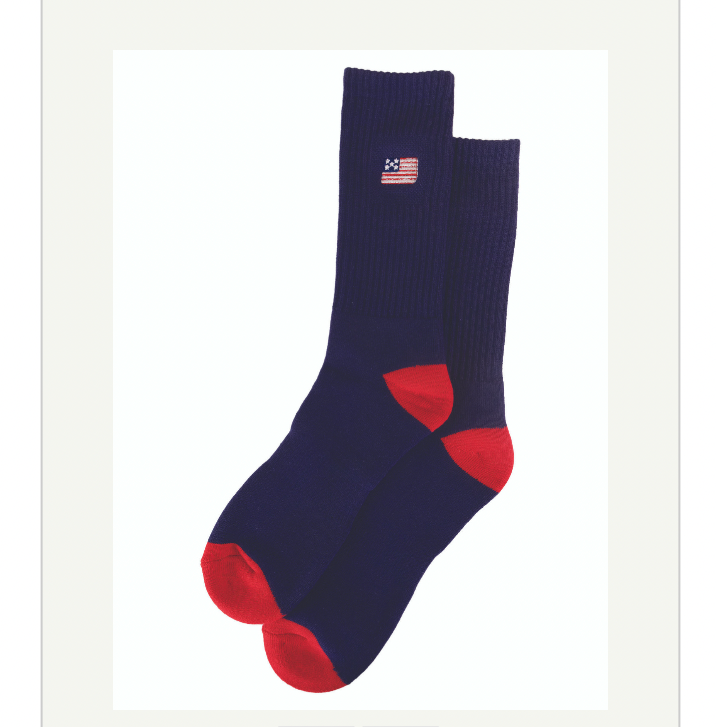 Men's Crew Knit Flag Sock