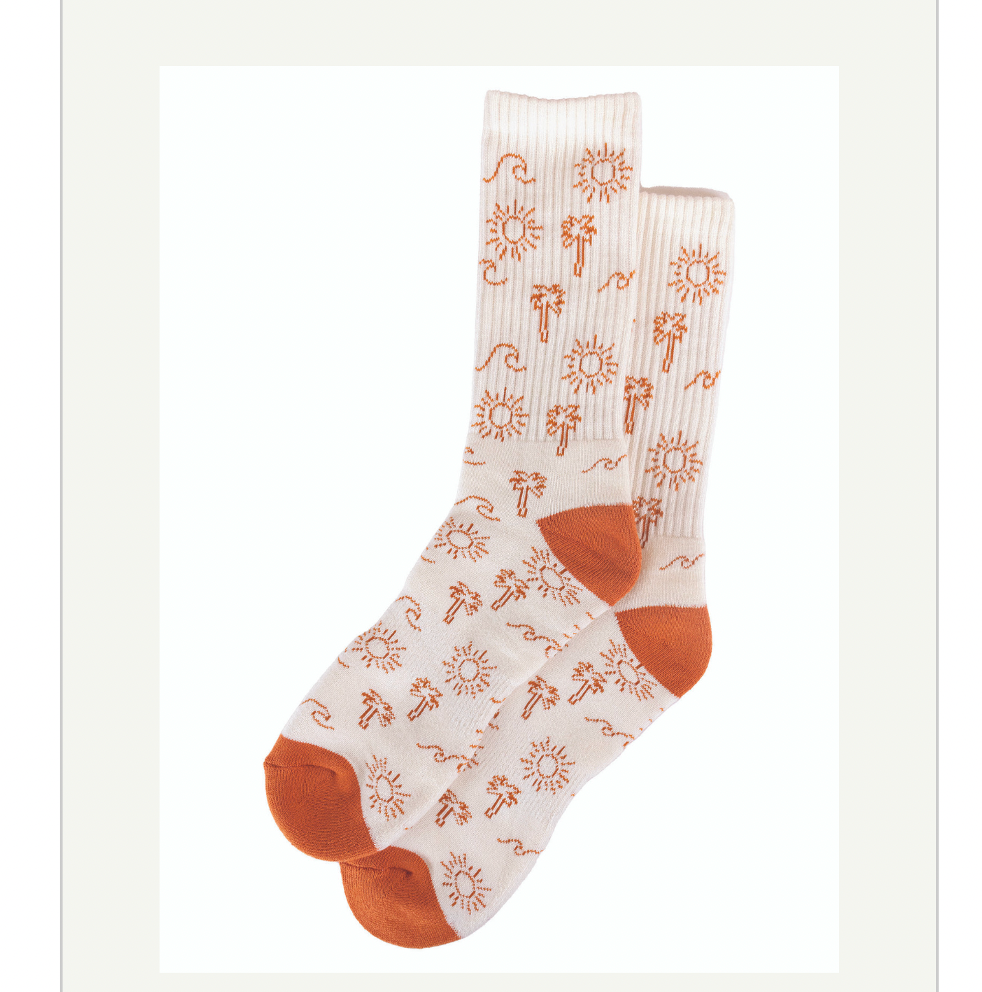 Men's Crew Knit Sun Sock