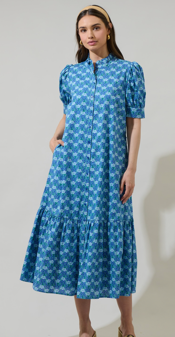 Adonna Floral Midi Dress