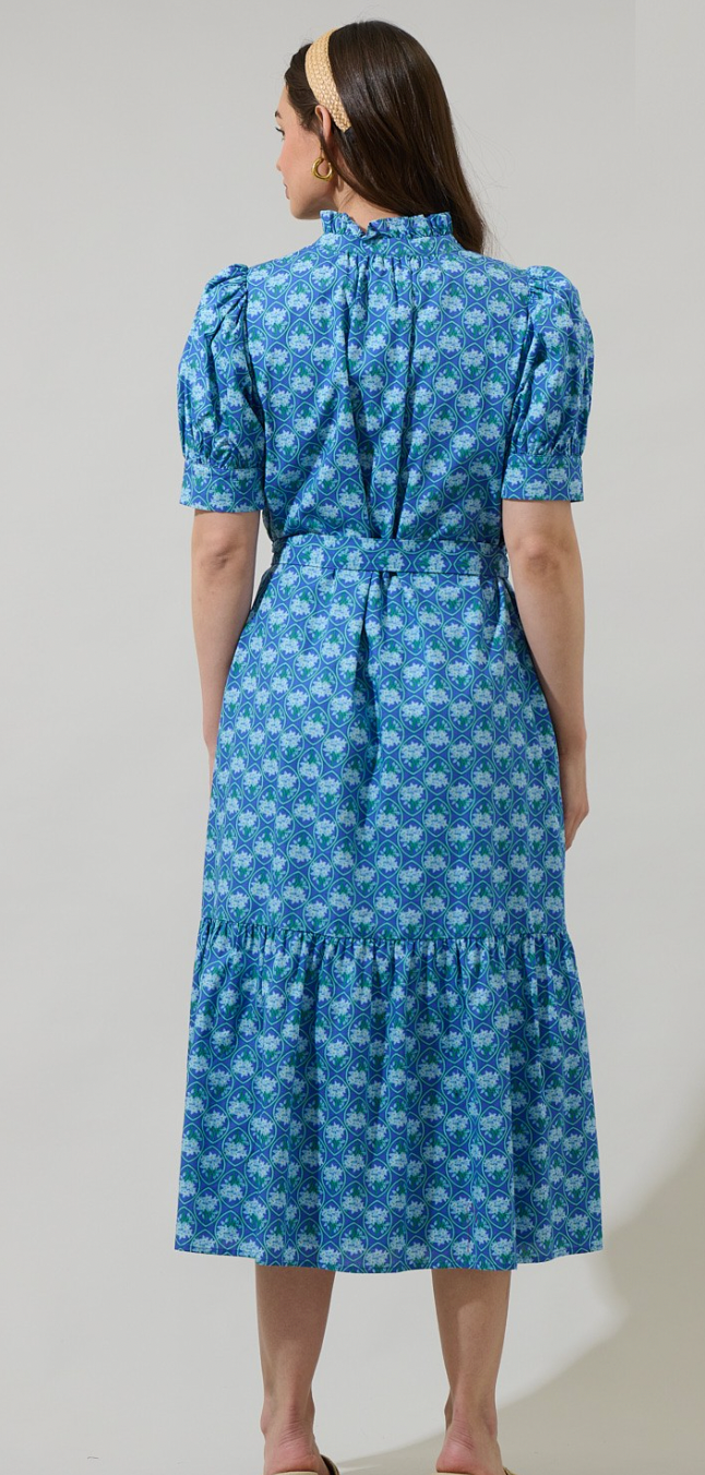 Adonna Floral Midi Dress