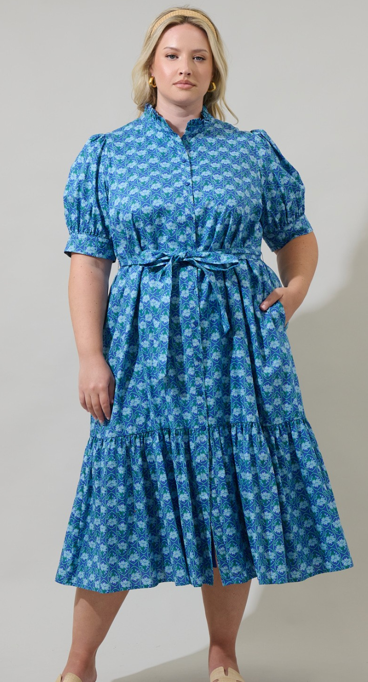 Adonna Floral Midi Dress