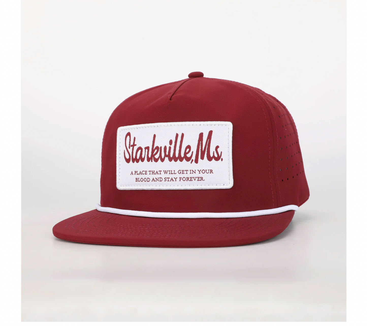 Starkville MS Patch Hat w/ Rope