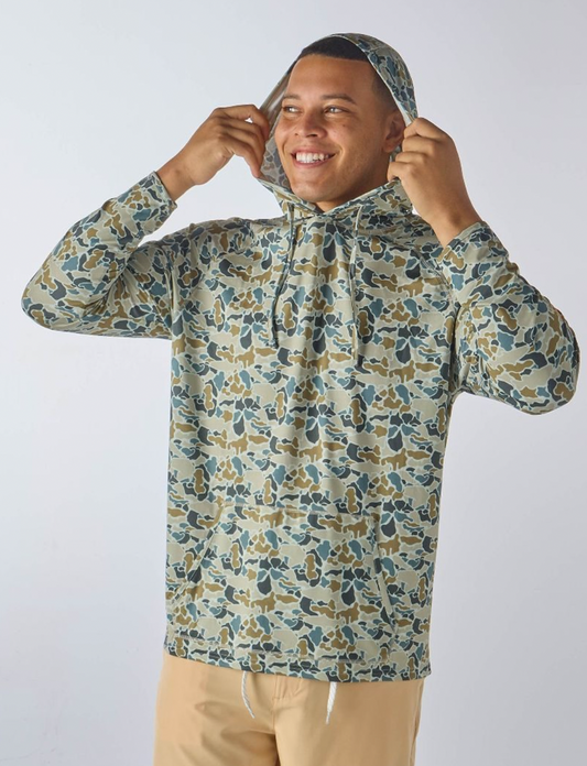 Mens Sports Hoodie-Camo