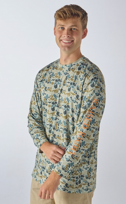 Mens Sports Long Sleeve-Camo