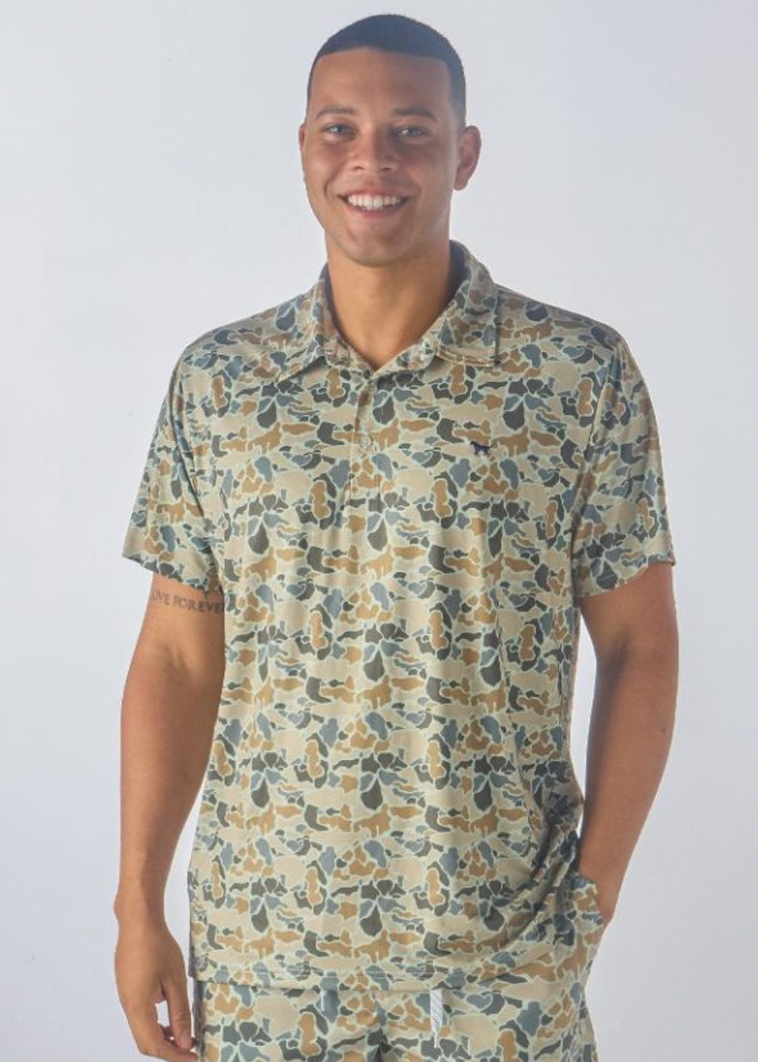 Mens Polo-Camo