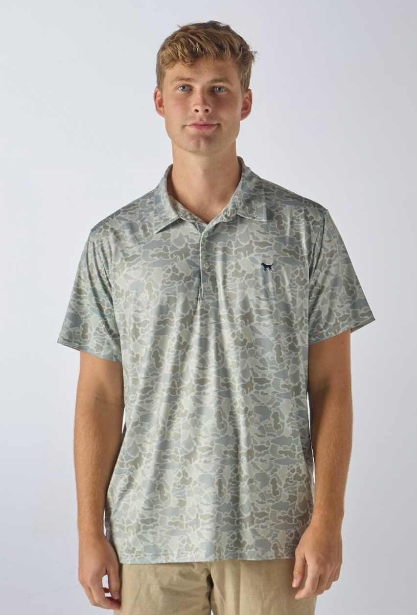 Mens Polo-Light Camo