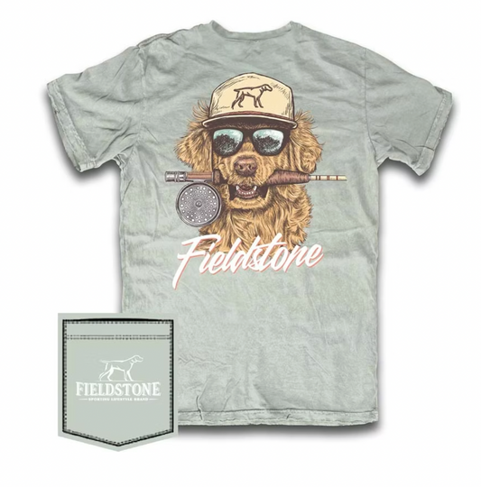 Golden Retriever Reel Shirt -Bay