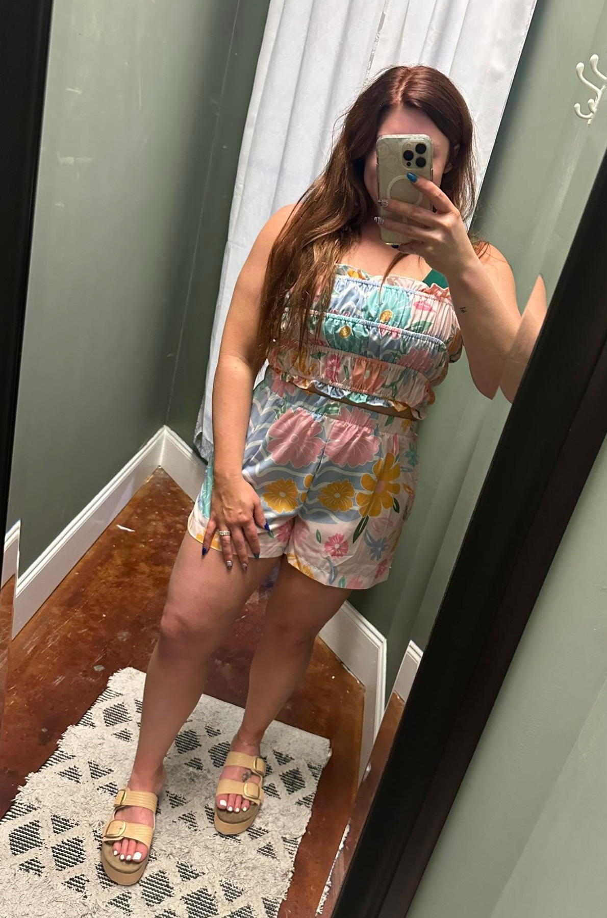 Floral Tube Top/Short Set