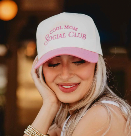 Cool Mom Social Club Retro Two-Toned Hat