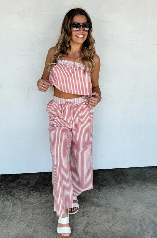 SEERSUCKER PANT SET