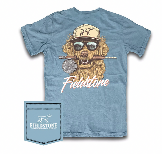 Golden Retriever Reel- Ice Blue