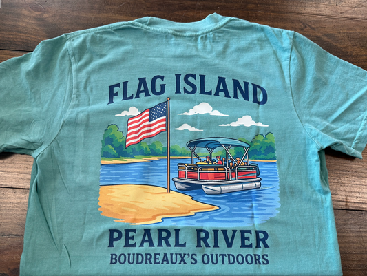 Flag Island tee