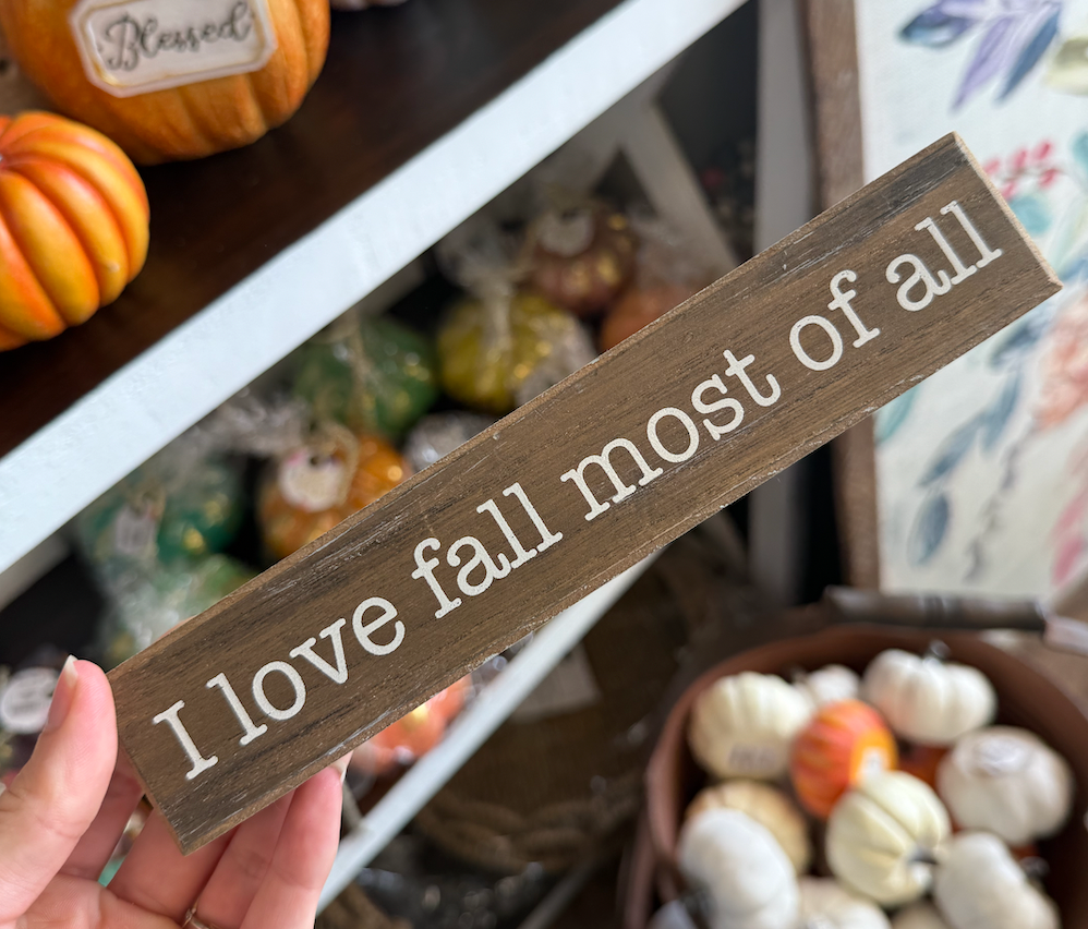 Love Fall Sitter