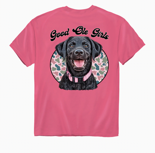 Good Ole Girls-Camo Black Lab