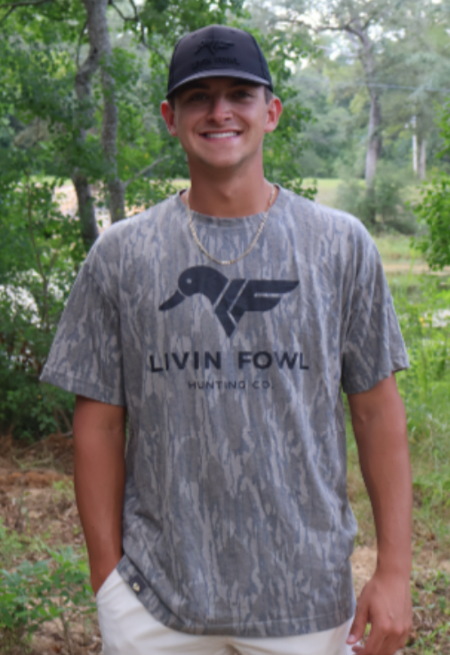 LF Block Logo Faded Camo Tee