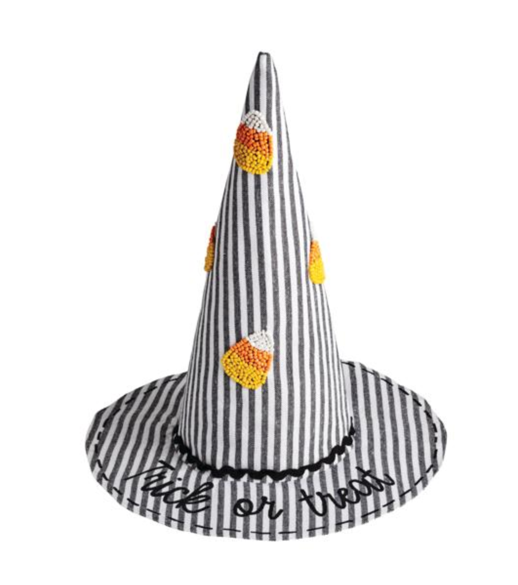 Small Beaded Witch Hat Sitter