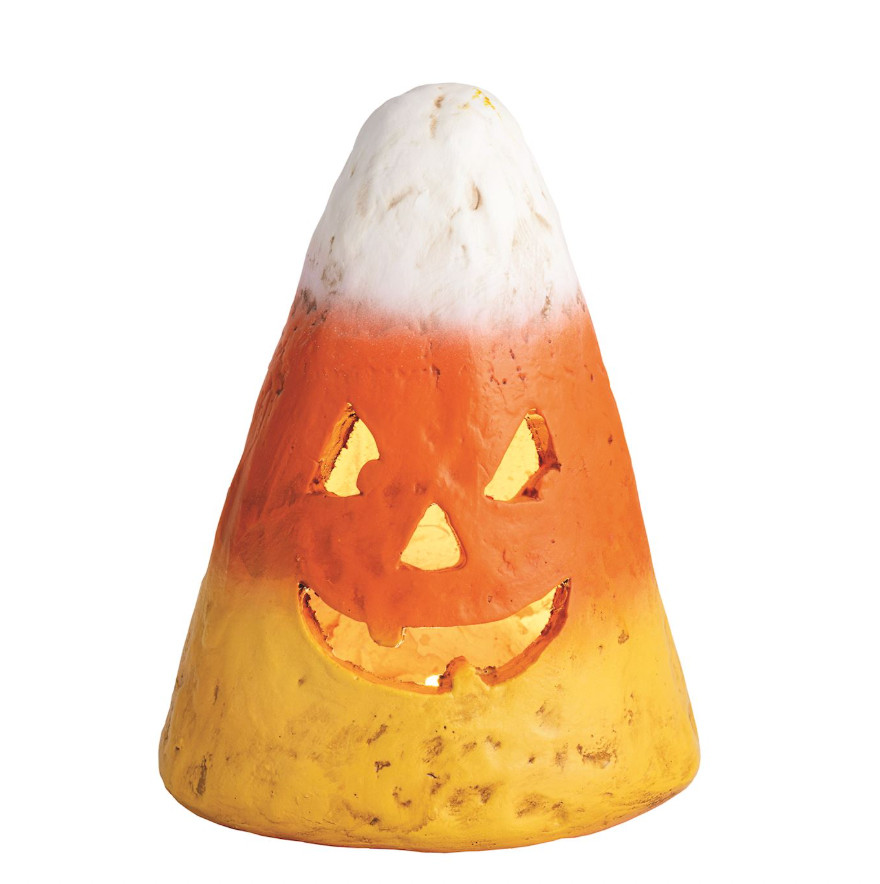 Med Mache Candy Corn Luminarie