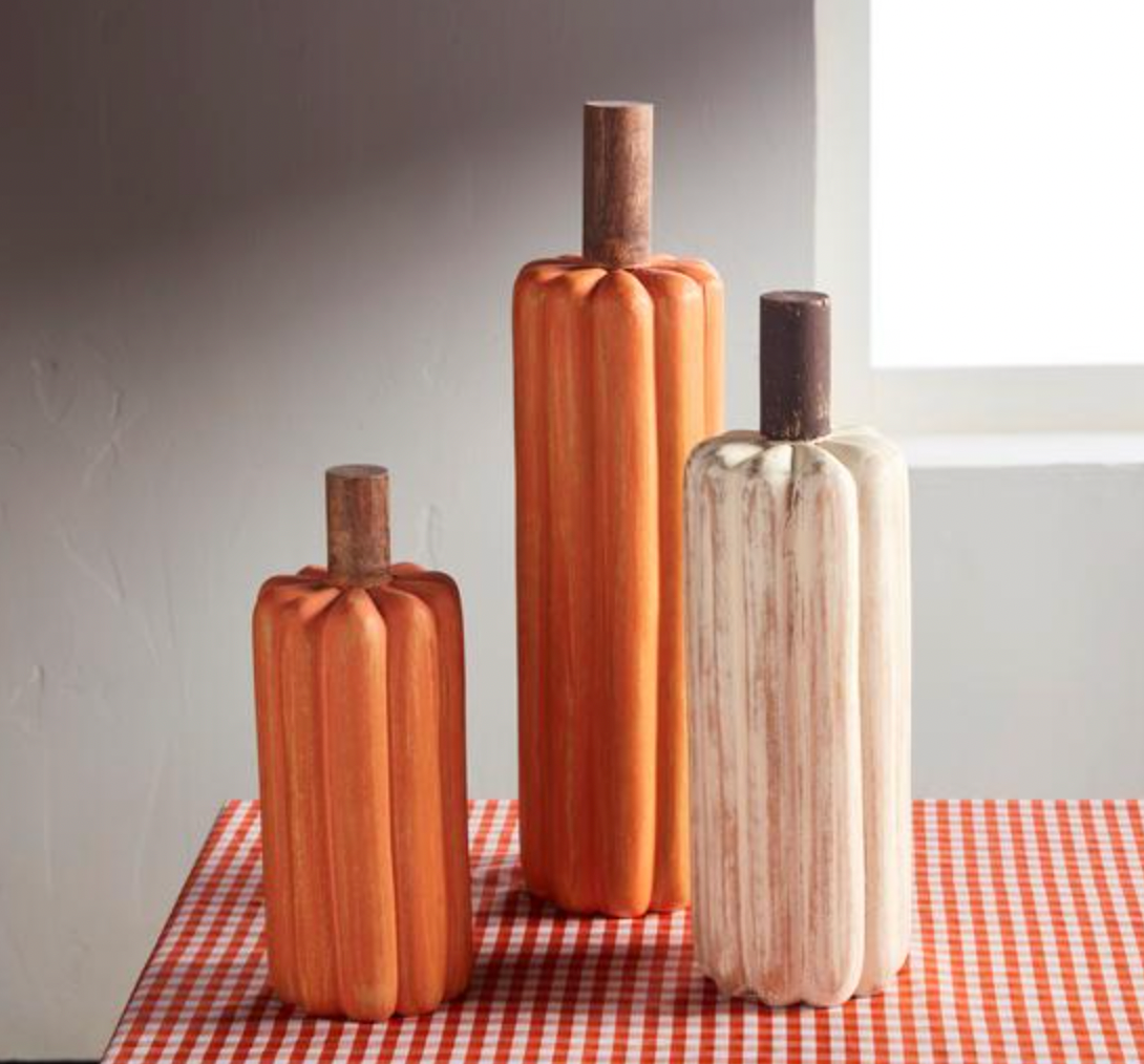 Large Tall Pumpkin Sitter