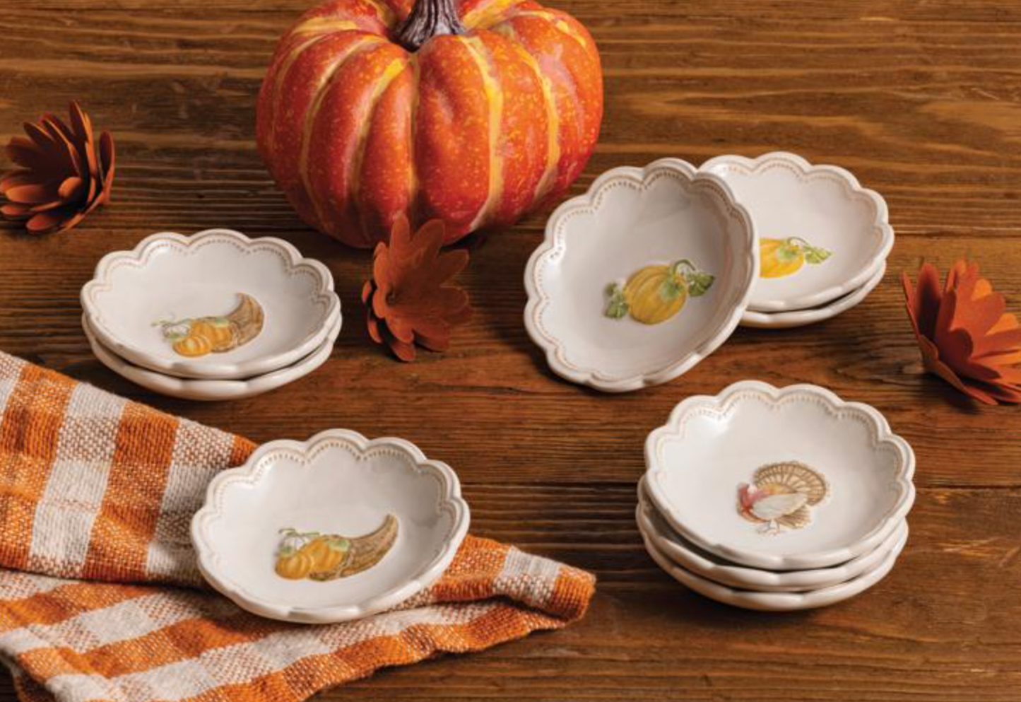 Cornucopia Dipping Bowls