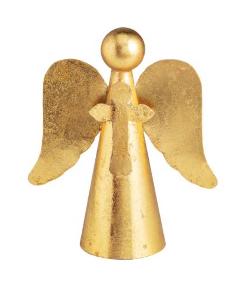 Sm Gold Angel Cross Sitter