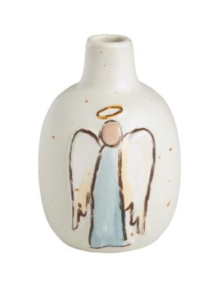 Small Nativity Bud Vase